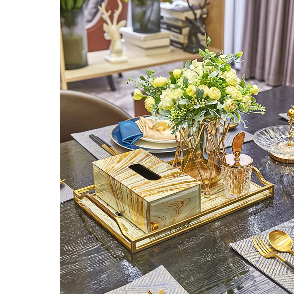 Amazon.com: JYCCYIHENG Flower Vases, Dining Table Metal Glass Vase